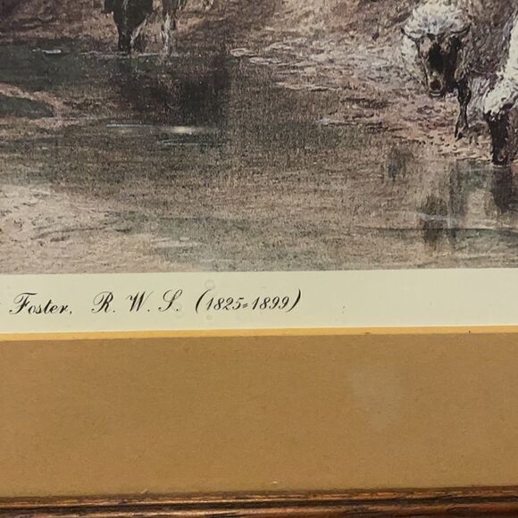 Myles Birket Foster “At The Well” R.W.S (1825-1899) Framed & Matted Print - Picture 8 of 16